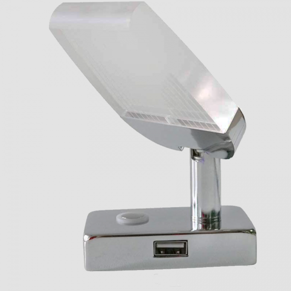 Reading Lamp with USB Port - Inbuilt Touch Dimmer On-Off Switch
