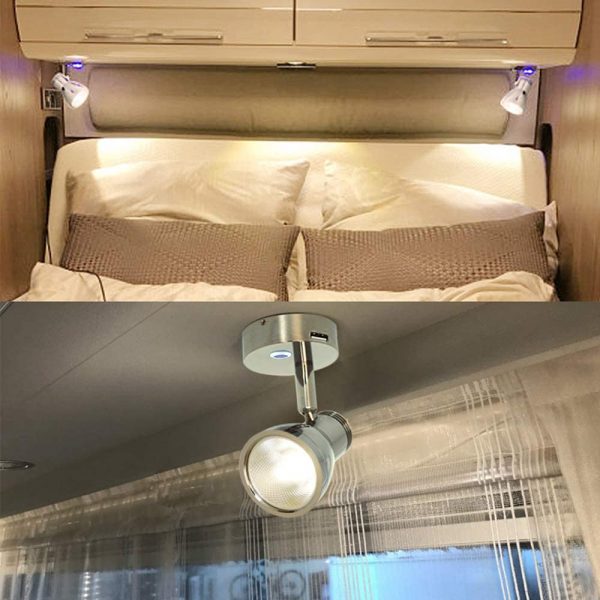 BEDSIDE DIMMING READING LIGHTS WITH USB