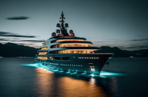 LED Lights on Luxury Yachts