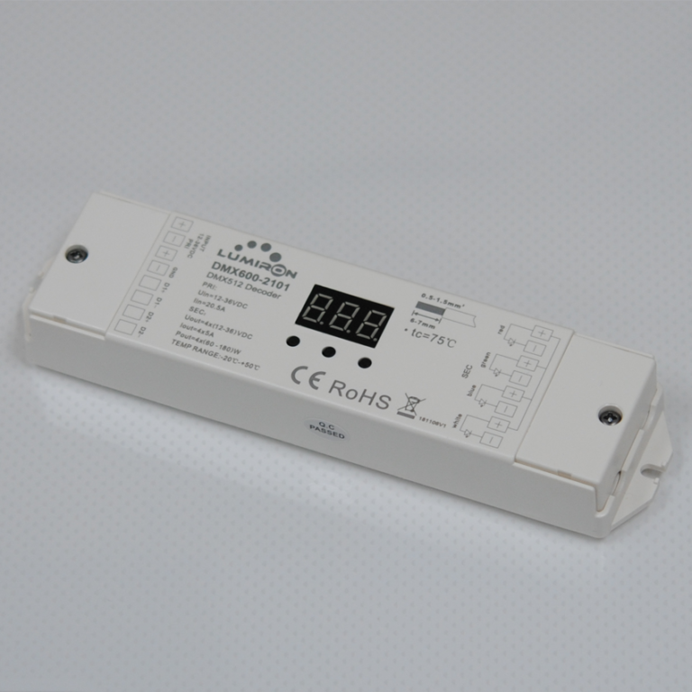 DMX 600 RGBW 4 Zones LED Controller