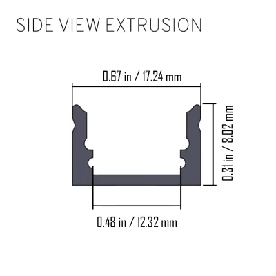 TRX1-L002 Extrusion | 94 inches - Image 2