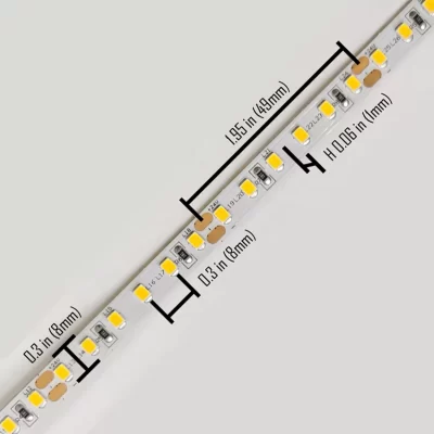 LED Strip Light WW 3100K 72W 10mm - Image 2