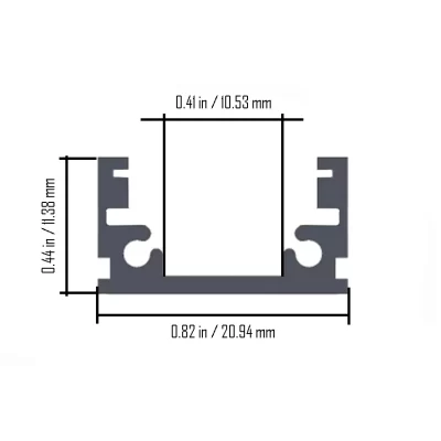 LEDO 75 Extrusion | 94 inches - Image 2