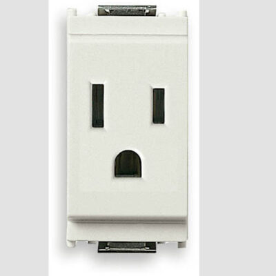 Outlet, USAArabian, 2P+E, 15A127V, White