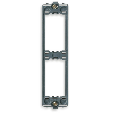 Mounting Frame with Screws, 2 Modules Panel Mounting, Grey