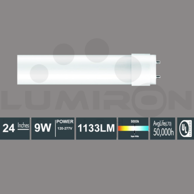 Led tube 2 feet T8 9W BI-PIN - Image 2