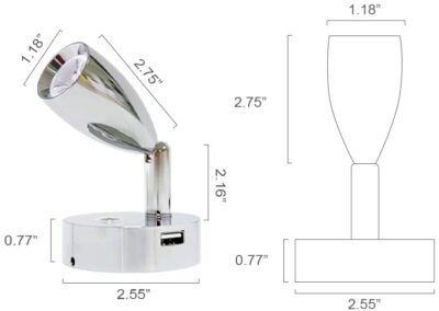 Reading lamp with USB port - Image 7