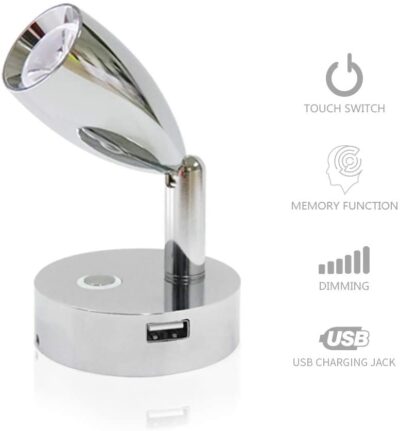 Reading lamp with USB port - Image 3