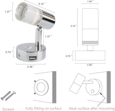 Flexible reading light warm white - Image 3